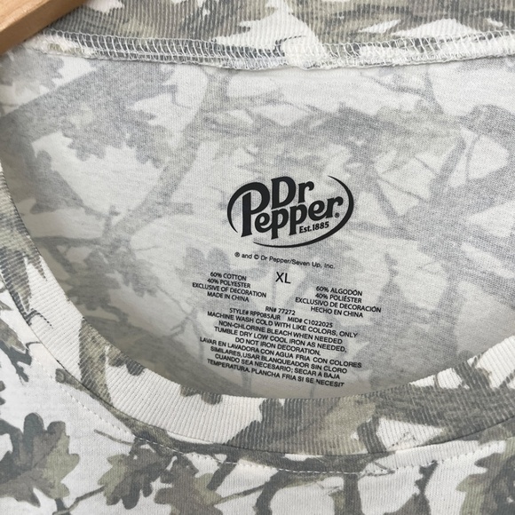 Dr. Pepper Leaf Camo I’m a Pepper T-Shirt Women’s XL - Picture 7 of 10